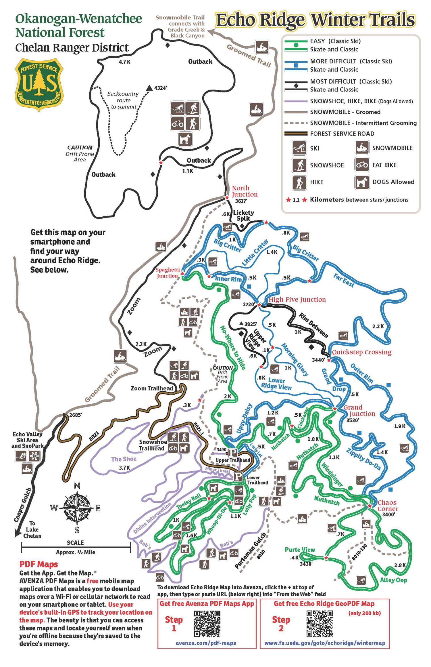 Echo Ridge Map